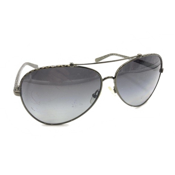 Tory Burch TY6021Q 398/T3 Aviator Snake Black Silver Sunglasses Frames 62-12 130 - Picture 1 of 12